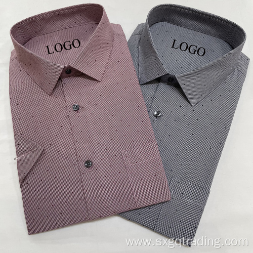 High quality yarn dyed woven men's shirt